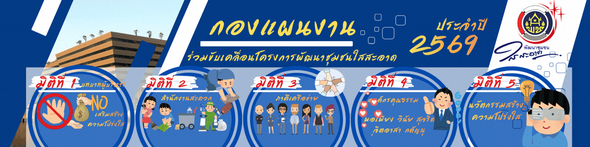 พัฒนาชุมชนใสสะอาด