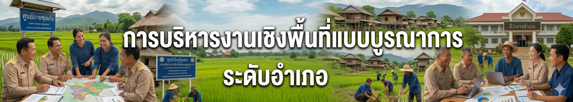 การบริหารงานเชิงพื้นที่แบบบูรณาการ ระดับอำเภอ